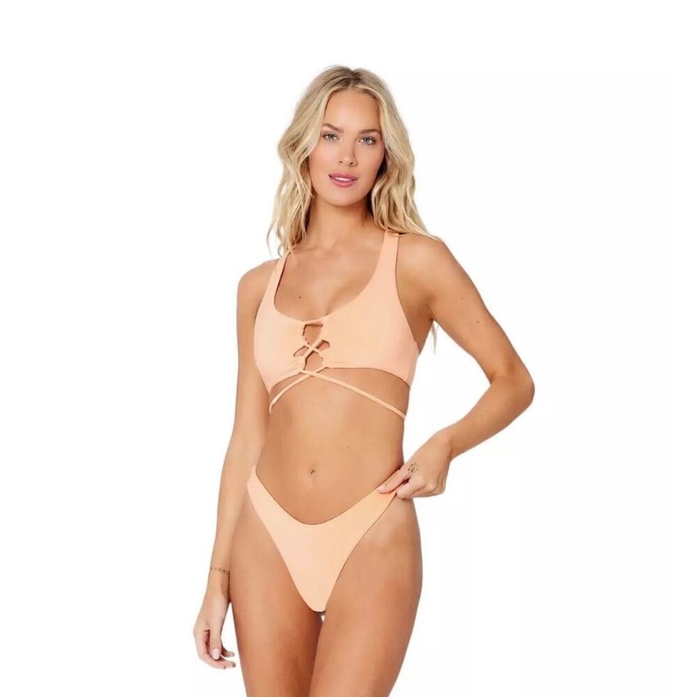 L*Space Terry Cloth Bikini Set – Size Medium – NWT Top / NWOT Bottoms